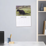 Dogs Pooping in Beautiful Places 2024 Wall Calendar, Funny Dog Lovers Christmas Gag Gift